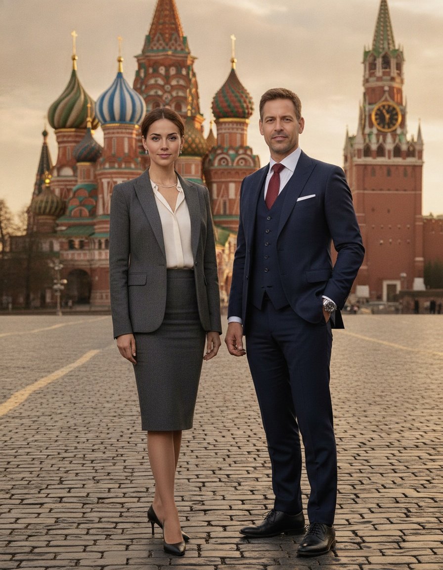 AI-портрет в стиле «Бизнес у Кремля»