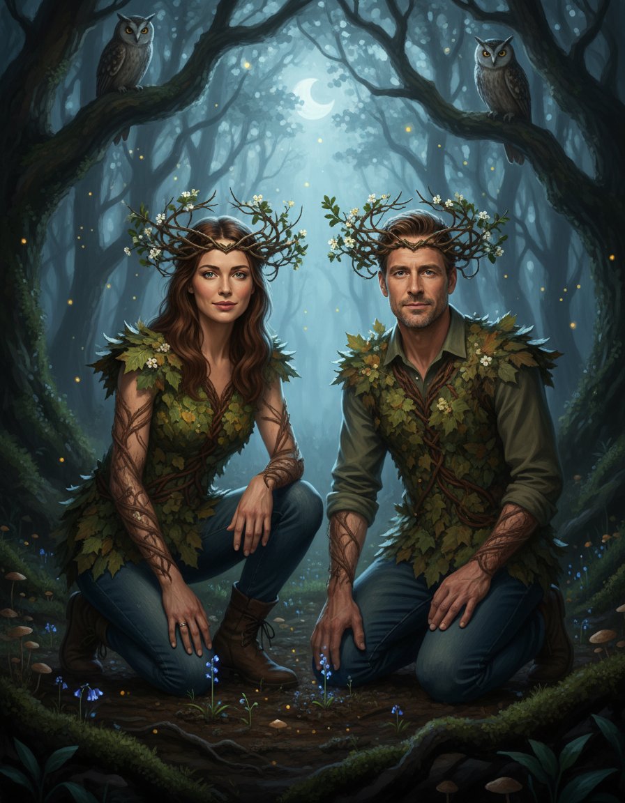 AI-портрет в стиле «Дриады»