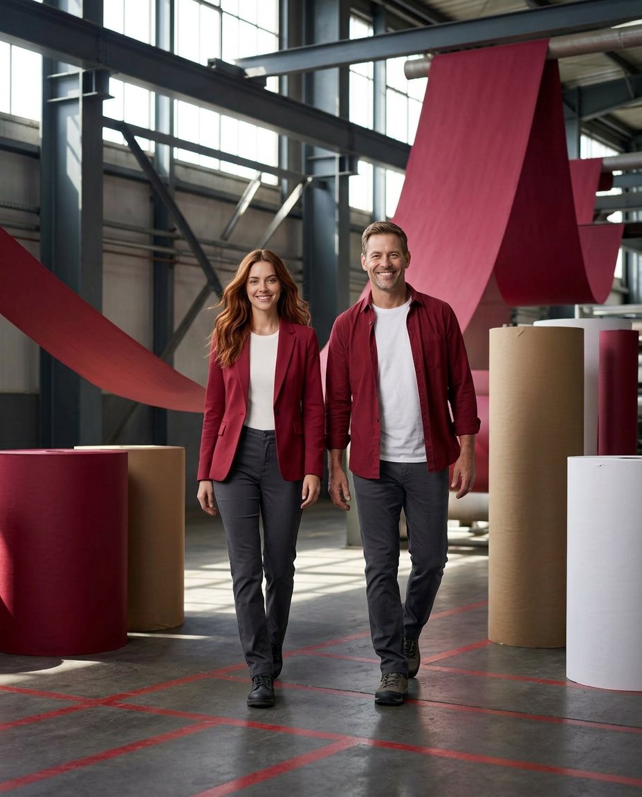 AI-портрет в стиле «Рубиновая Бумажная Фабрика»