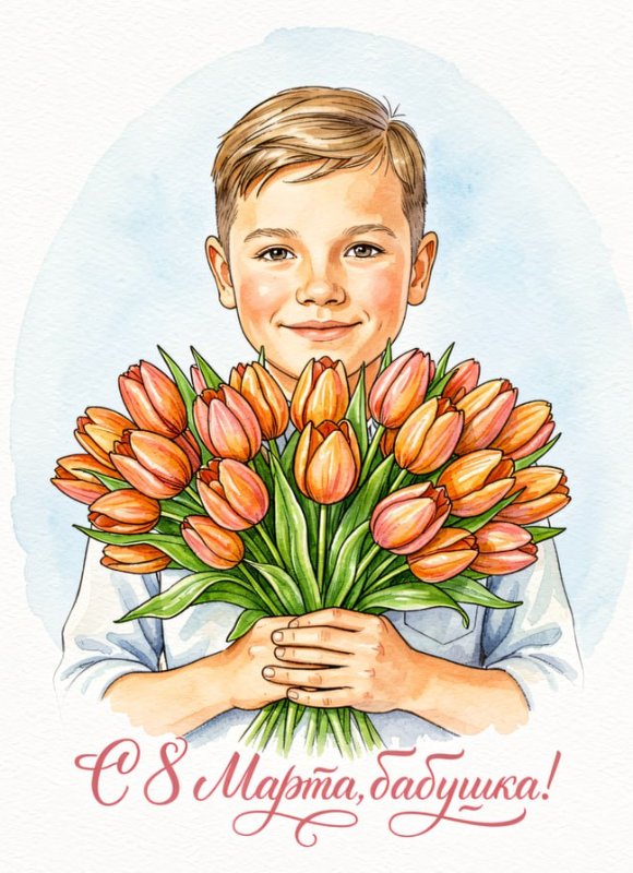 Открытка для бабушки