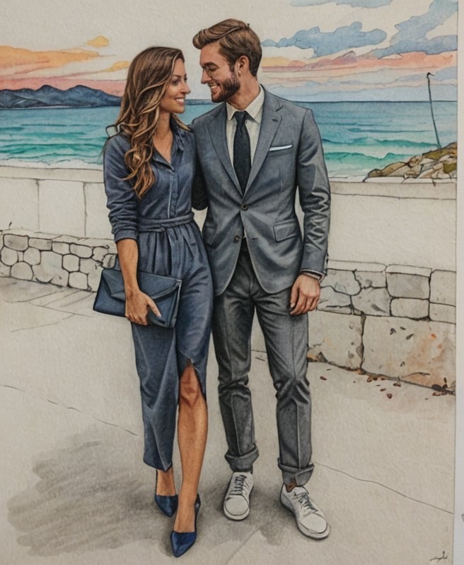 Портрет ручкой