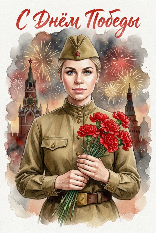 Открытка к 9 Мая
